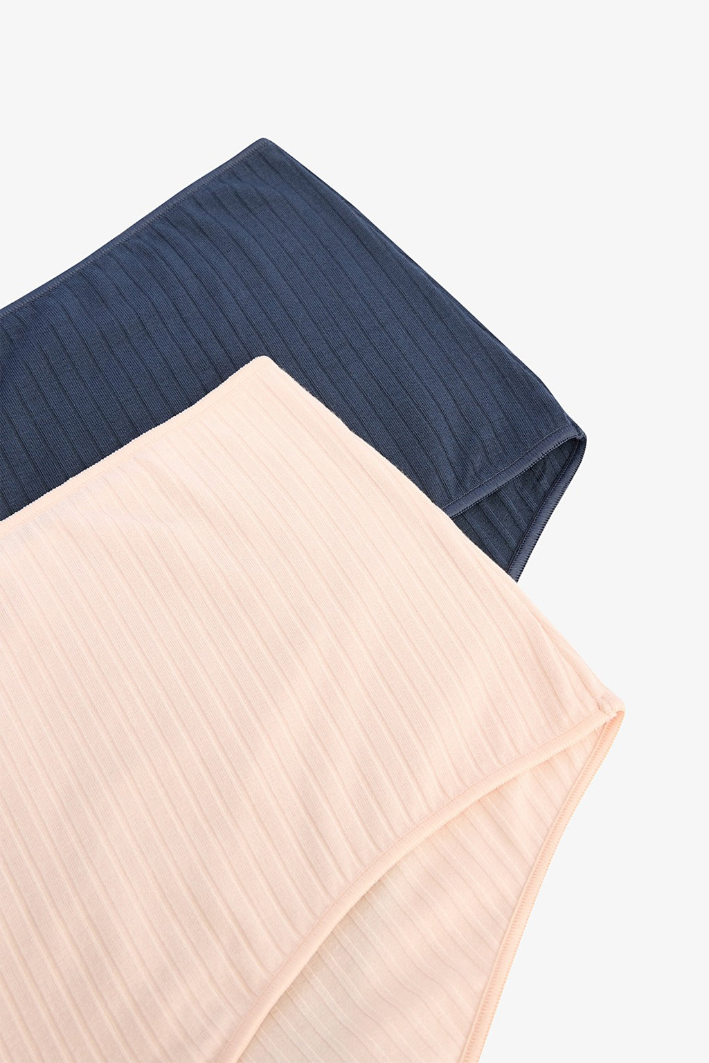 Multicolored Modal Ribbed 2-Pack Low Waist Boxers