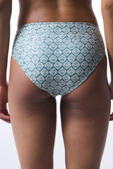 Spring Green High Waist Twist Bikini Bottom