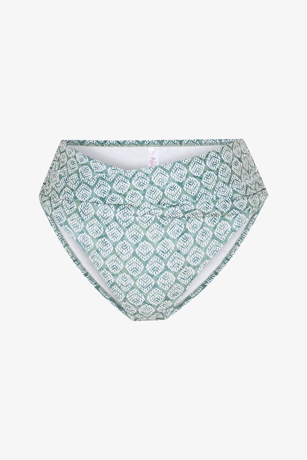 Spring Green High Waist Twist Bikini Bottom