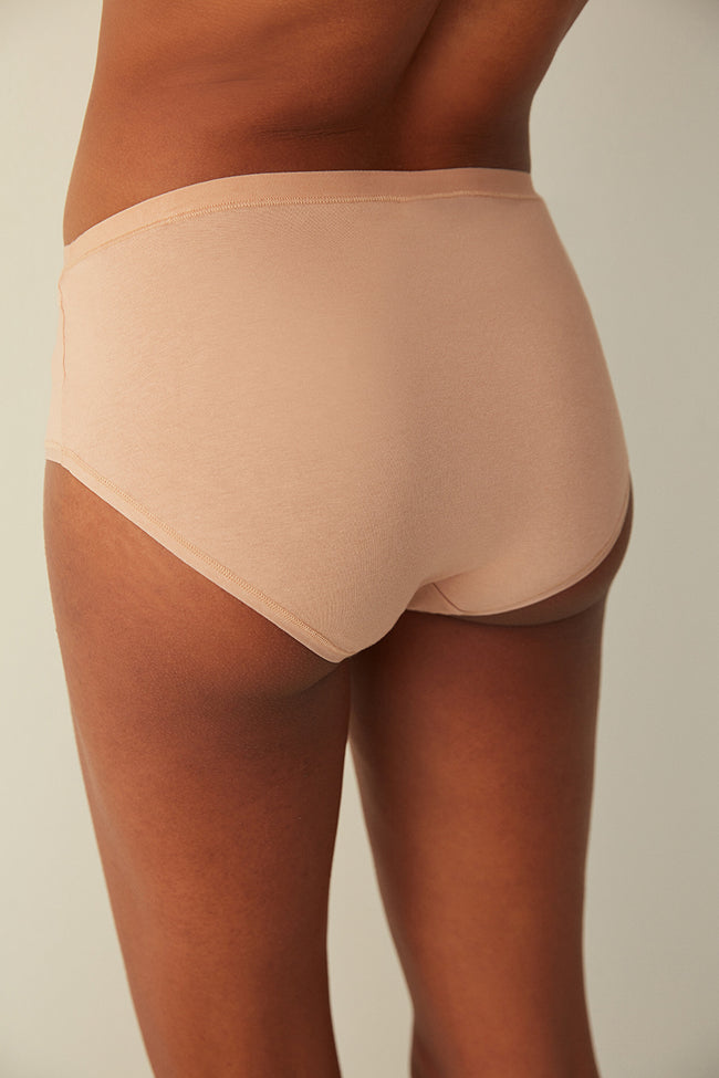Beige Fresh Basic Cover Slip Panties Main Image