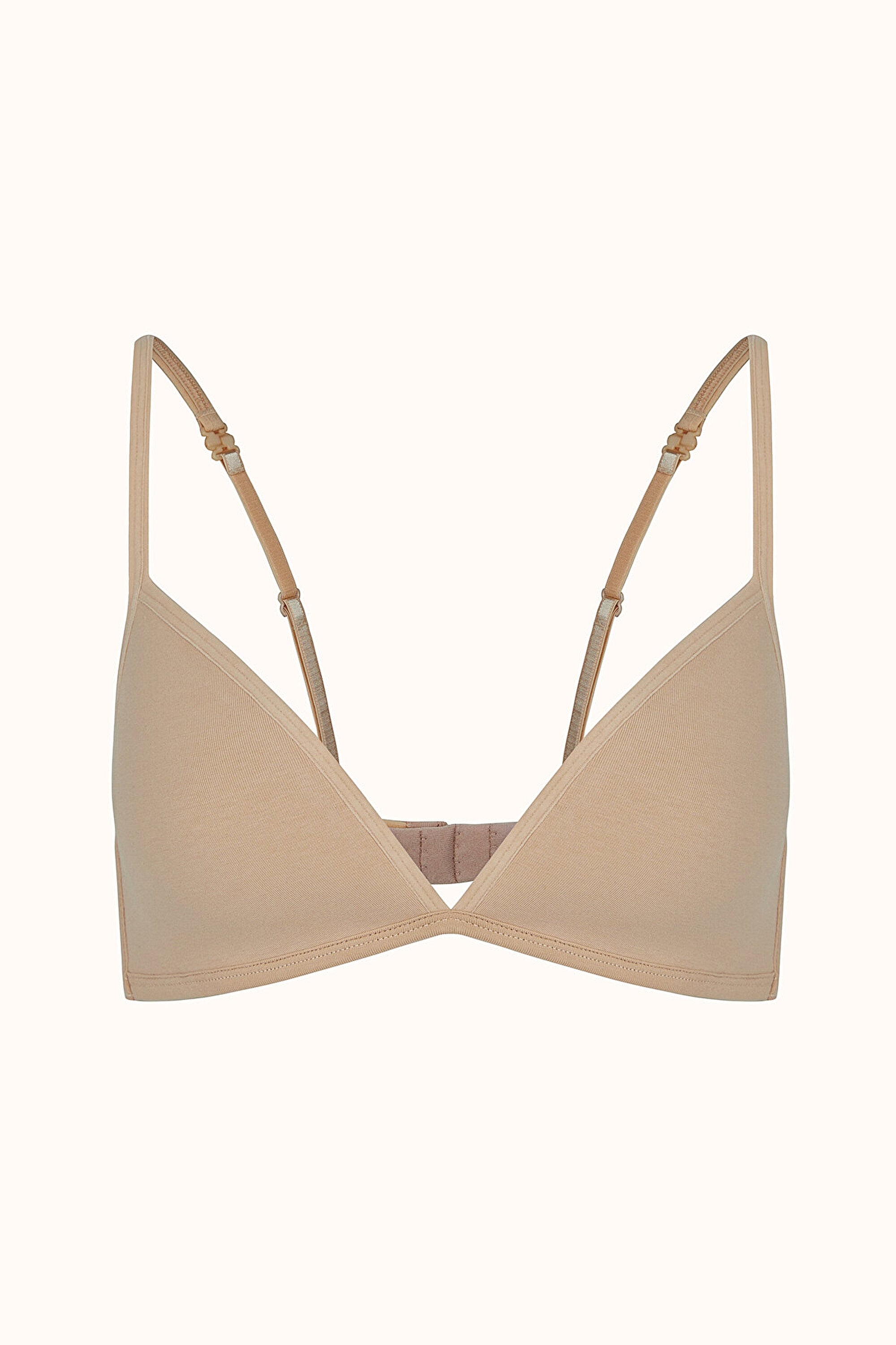 #Hiccamashi White Wire-Free Flex Flexible Bra