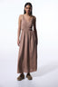 Light Brown Anika Linen Dress
