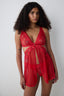 Heart Detailed Red Babydoll - Penti Loves Paris Collection