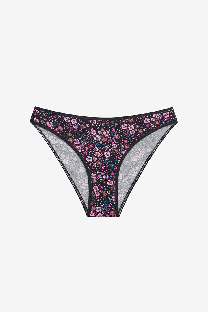 Autumn Floral 5-Pack Multicolored Slip Panties