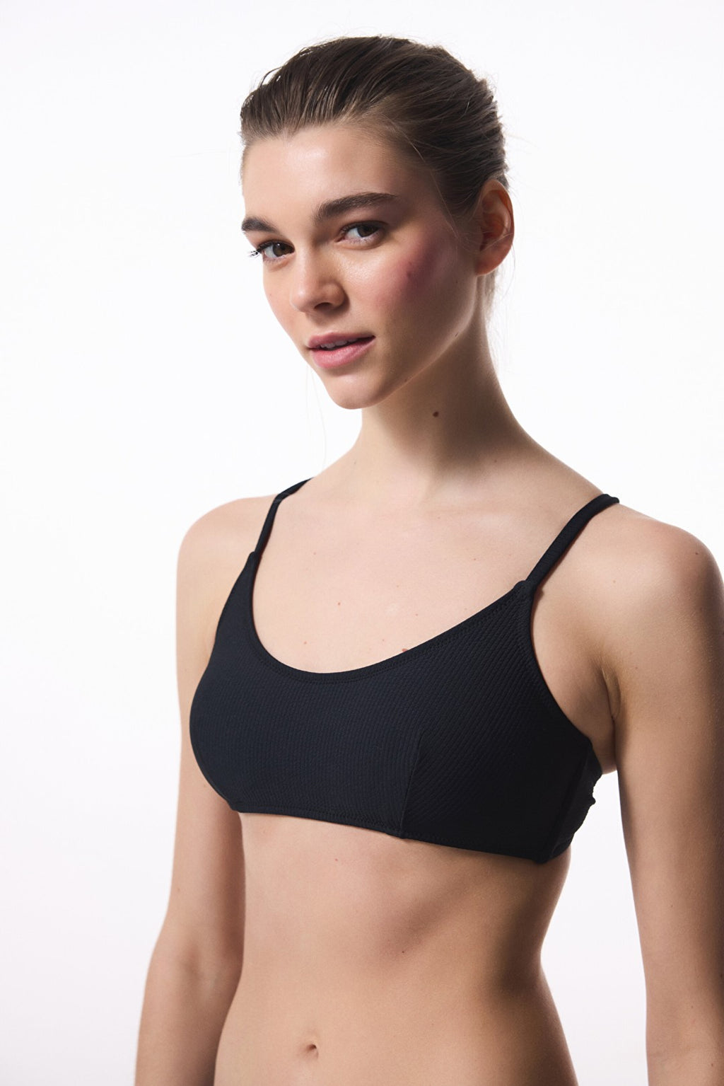 Black Mary Bra Bikini Top