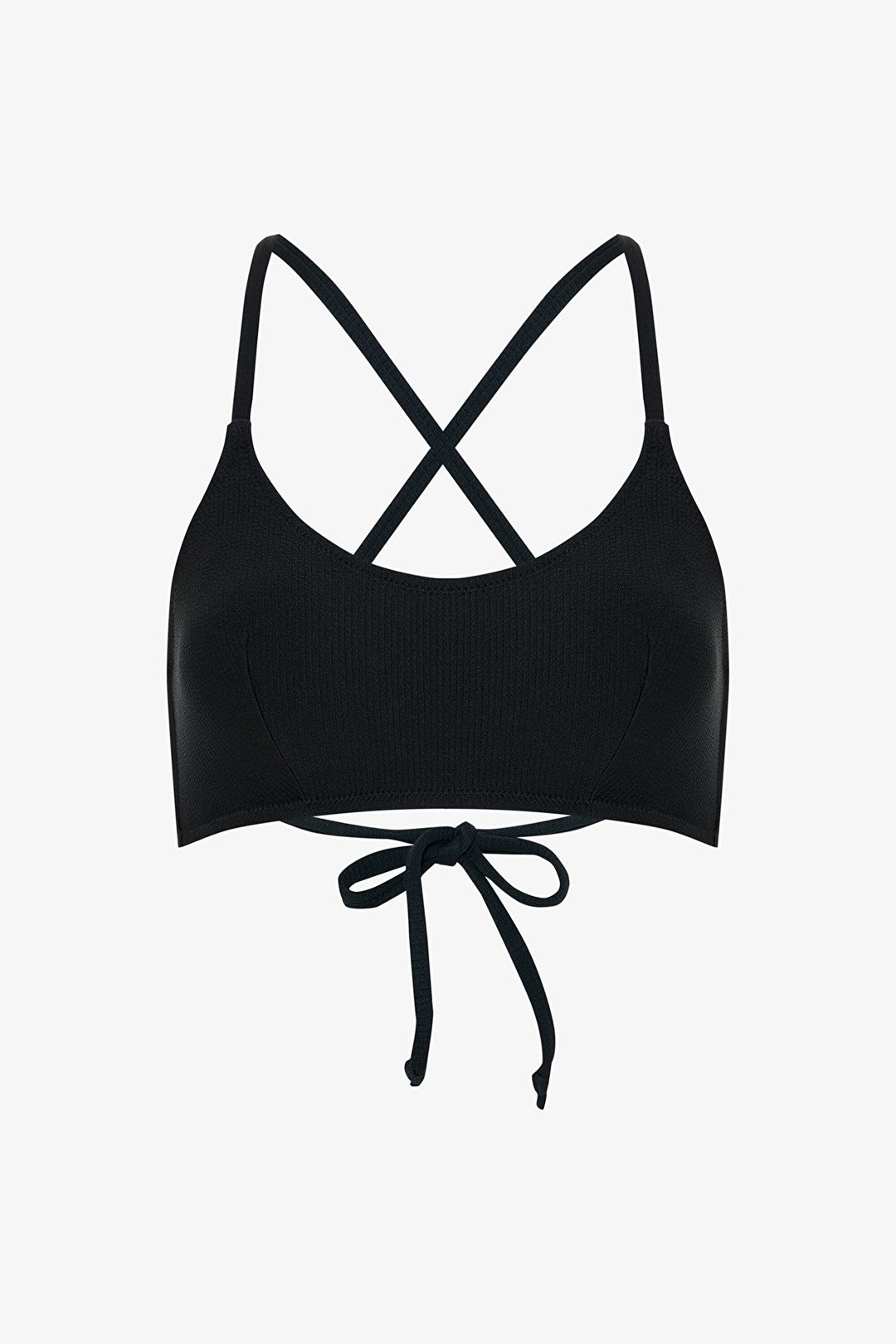 Black Mary Bra Bikini Top