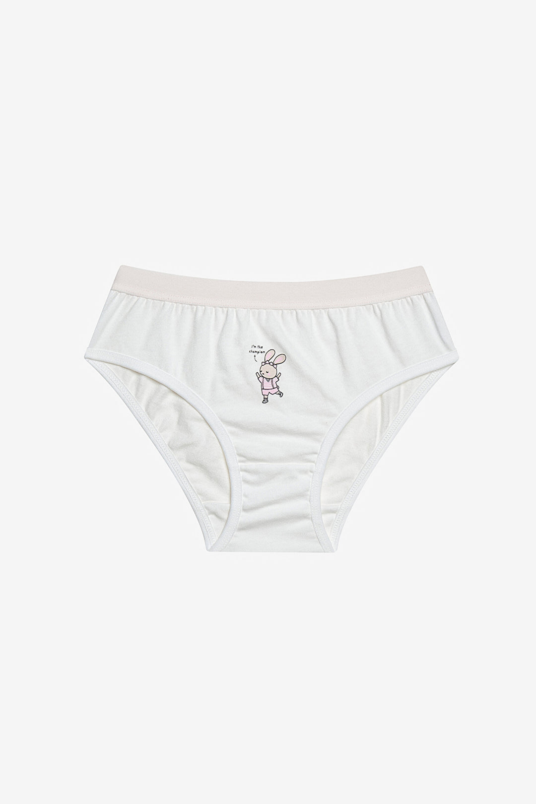 Girls Bunnies 5-Pack Multicolored Slip Panties