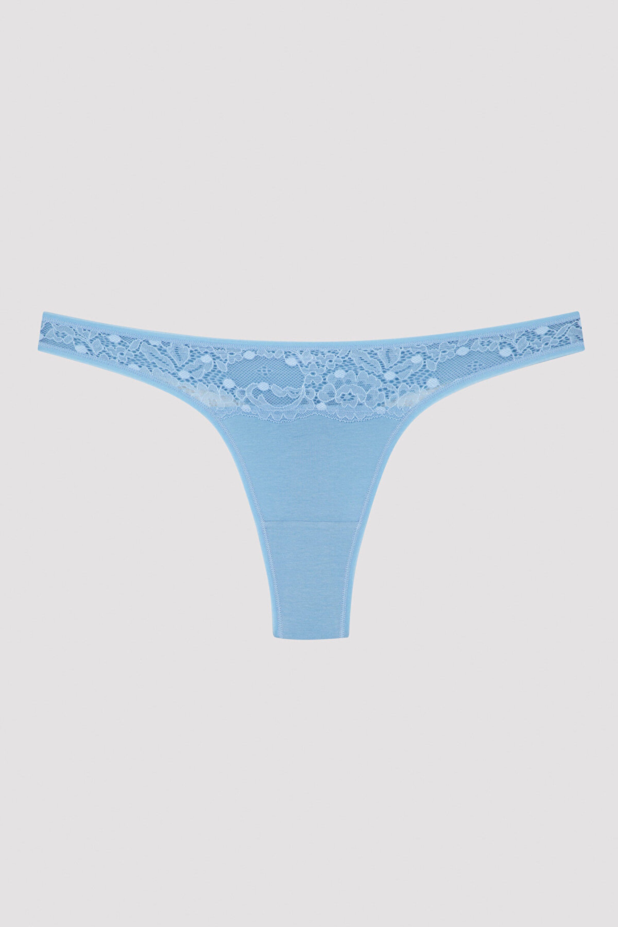 Waterfall Lace Detailed 3In1 Thong