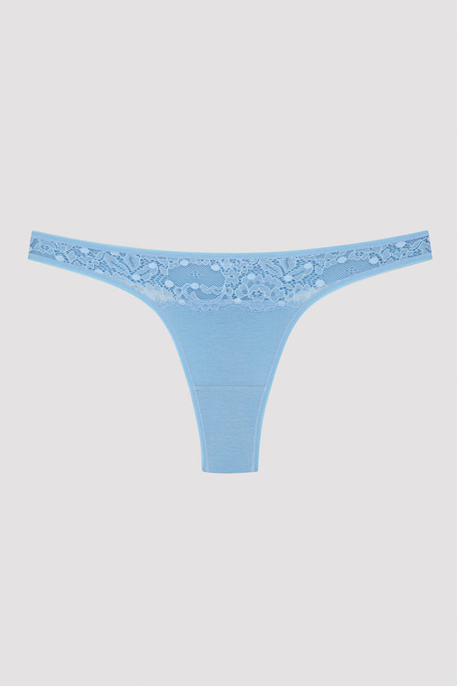 Waterfall Lace Detailed 3In1 Thong Main Image