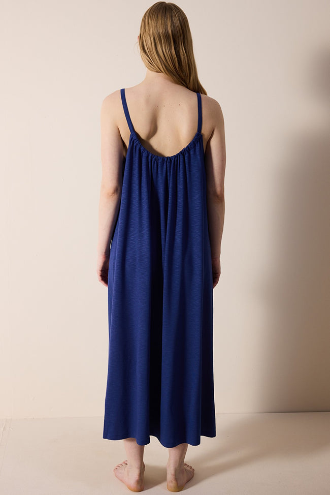 Paula Navy Blue Dress Main Image