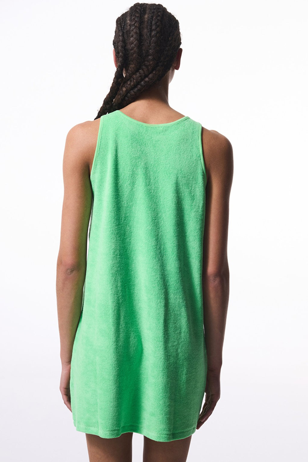 Green Towel Mini Dress