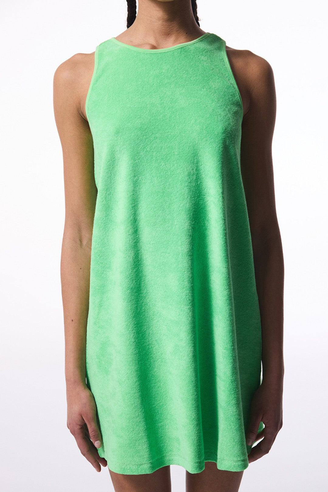 Green Towel Mini Dress