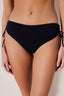 High Ring Black Bikini Bottom