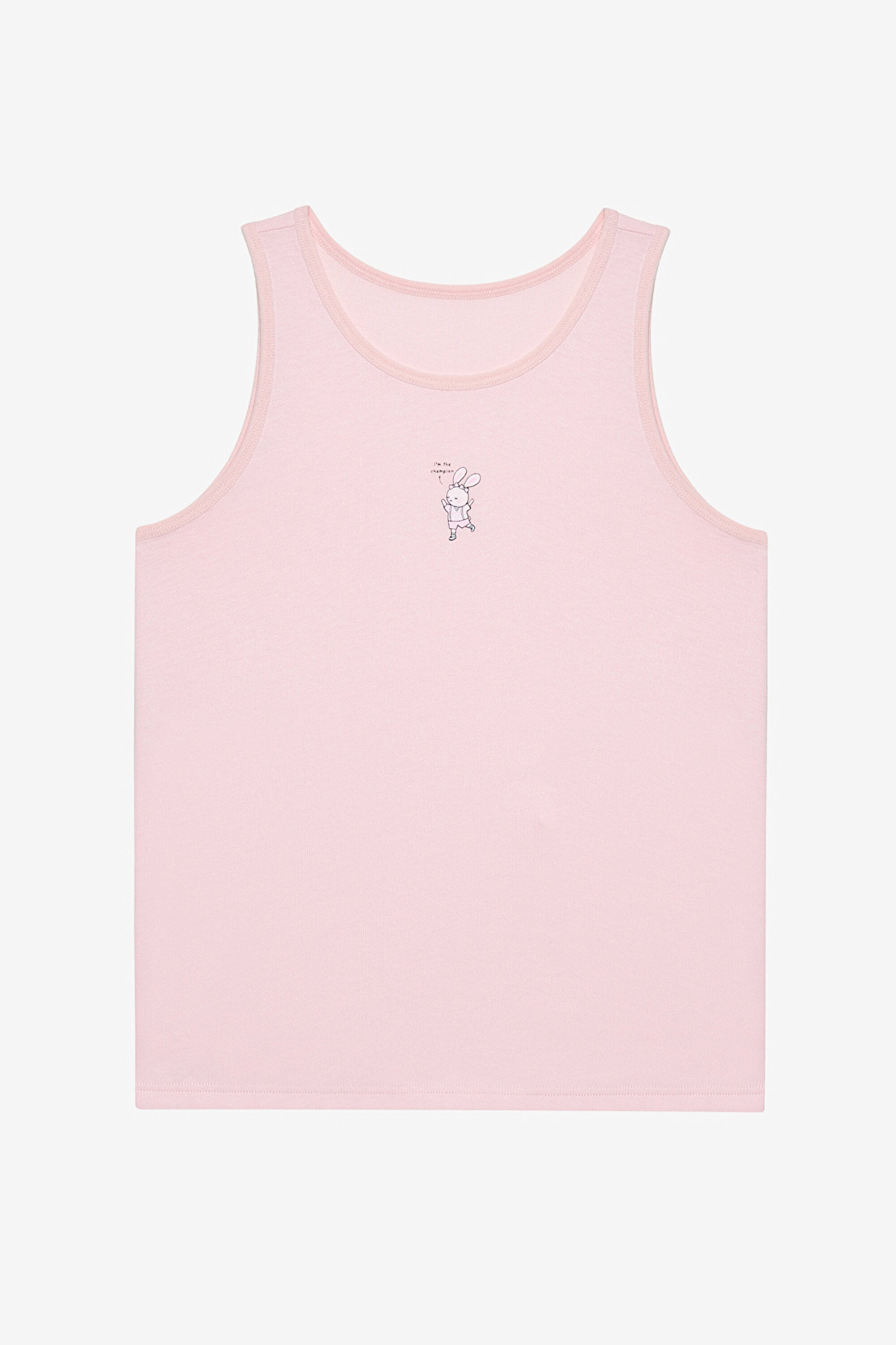 Girls Bunnies 2-Pack Multicolored Undershirt