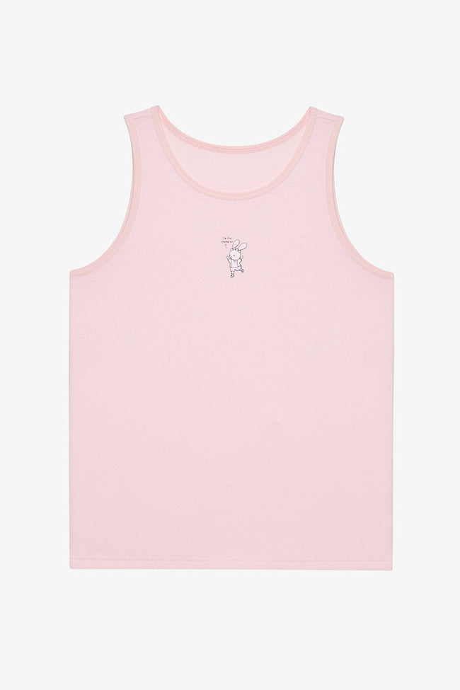 Girls Bunnies 2-Pack Multicolored Undershirt Main Image