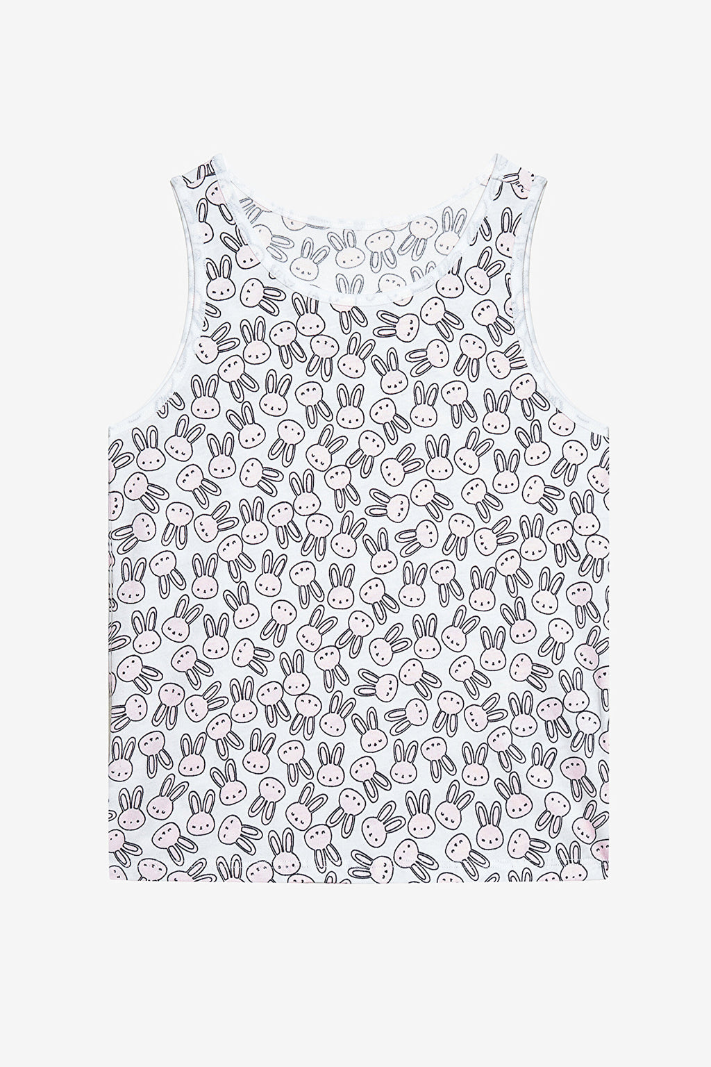 Girls Bunnies 2-Pack Multicolored Undershirt