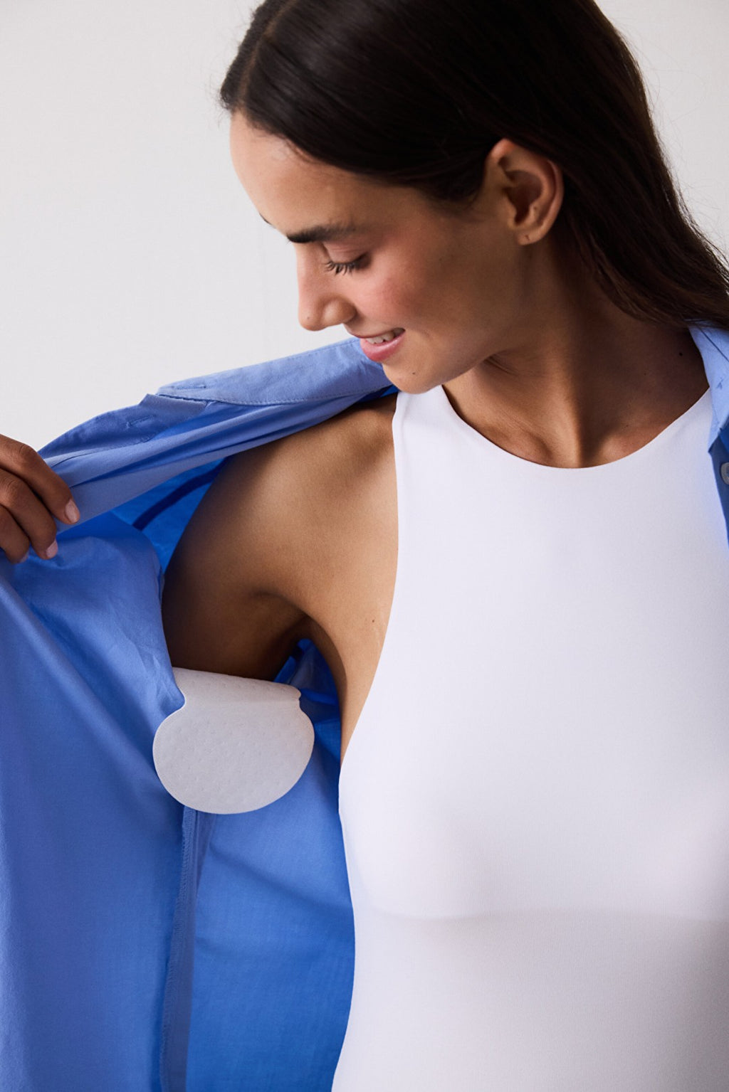 Sweat-Absorbing Optical White Underarm Pad