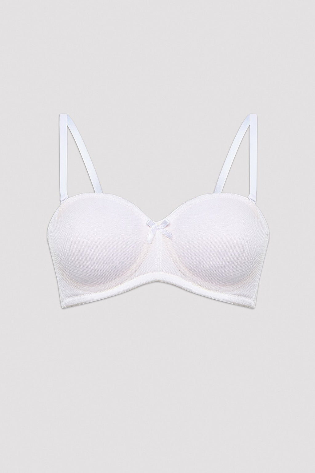 White Underwire Non-Padded Lotus Bra