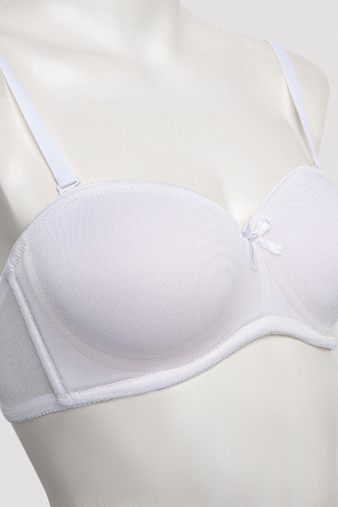 White Underwire Non-Padded Lotus Bra