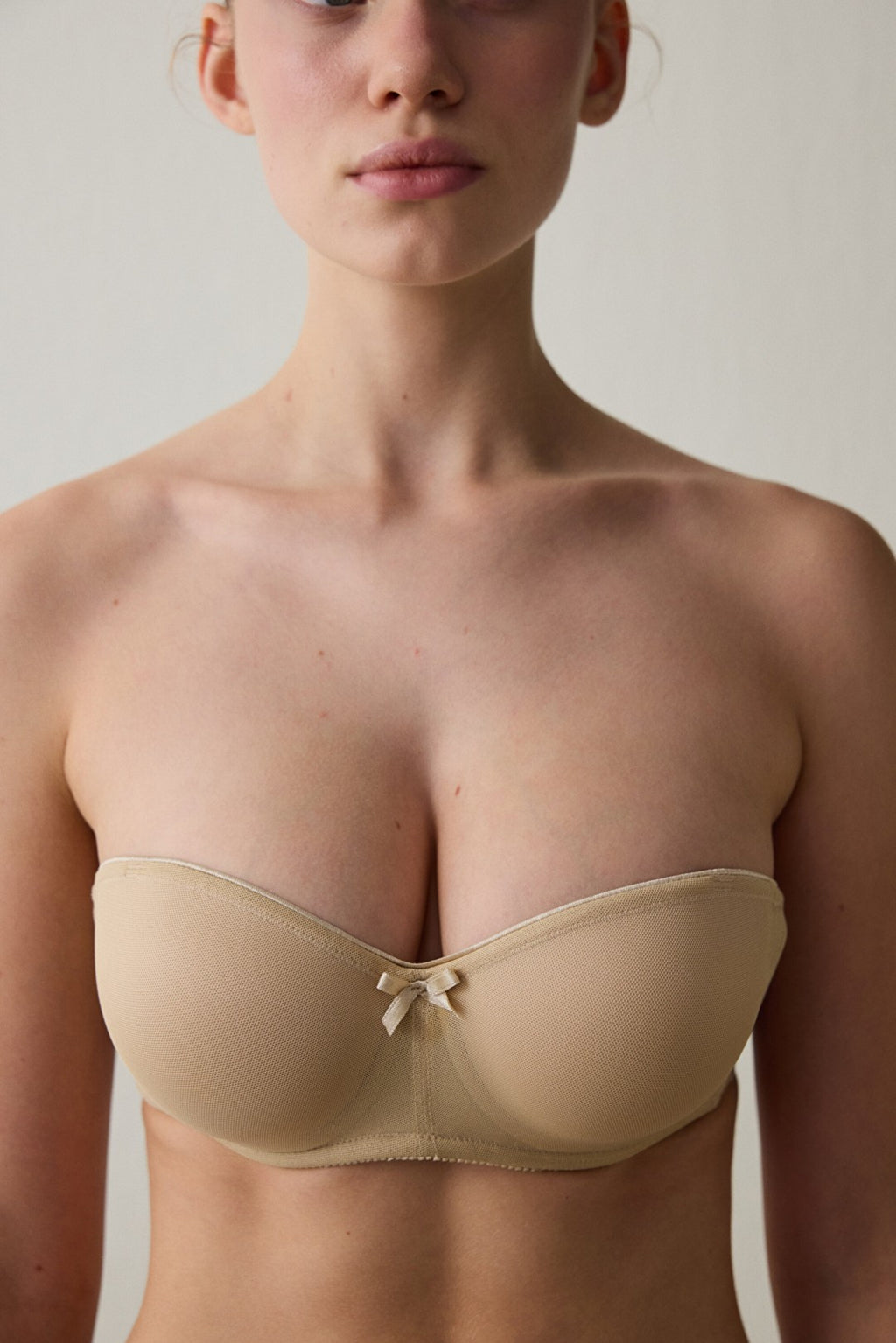 White Underwire Non-Padded Lotus Bra