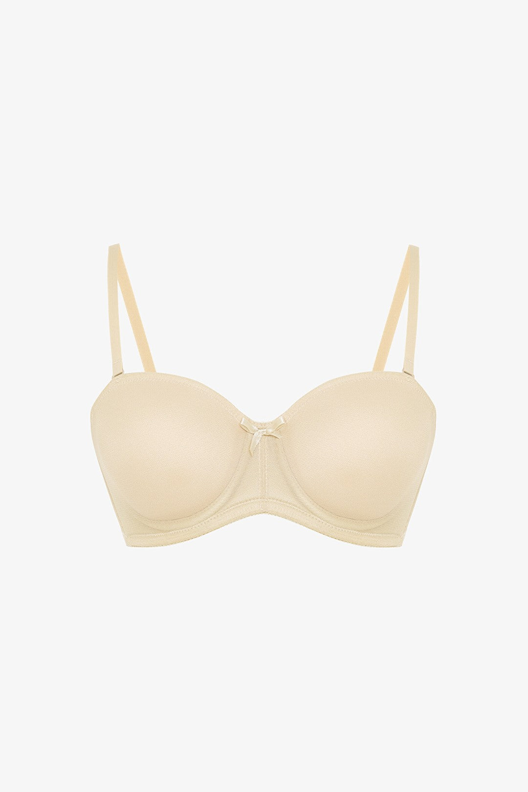 White Underwire Non-Padded Lotus Bra
