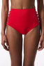 Red High Fashion High Waist Bikini Bottom