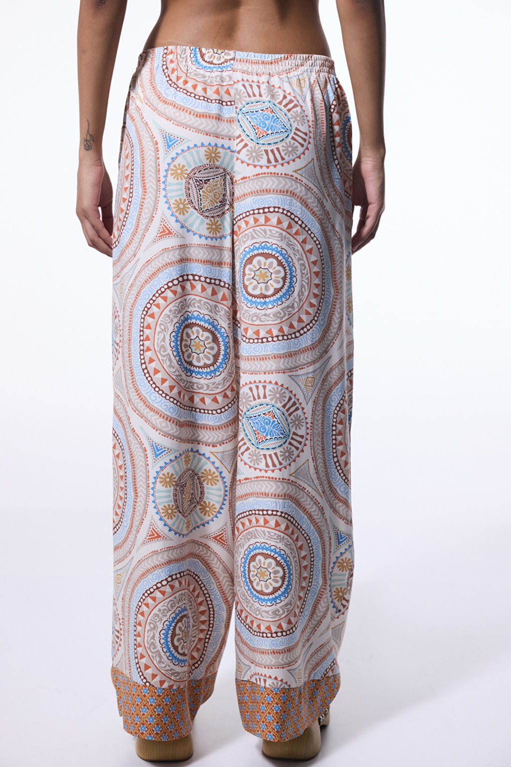 Della Ethnic Patterned Long Trousers