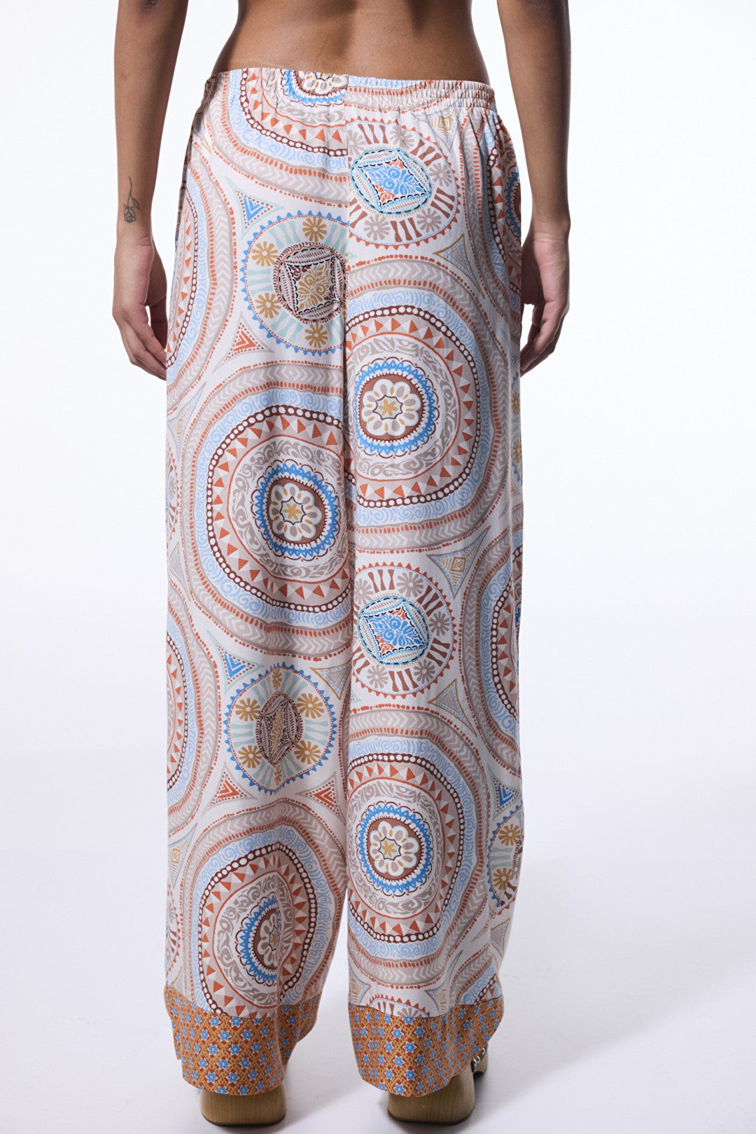 Della Ethnic Patterned Long Trousers