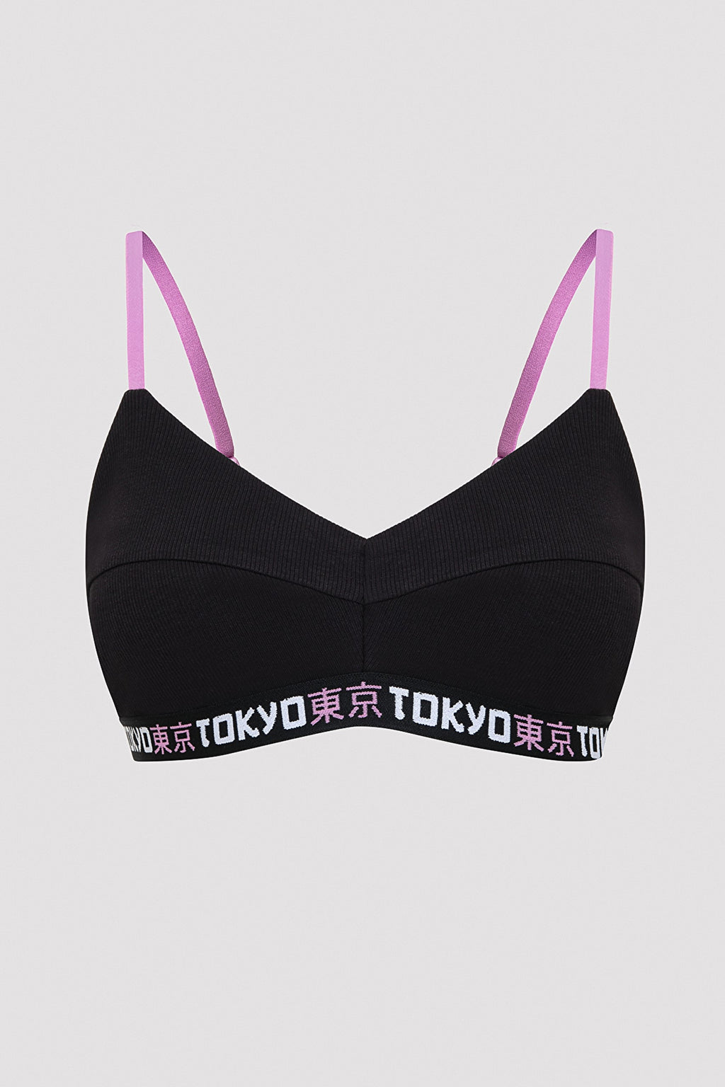 Removable Padded Black Bra