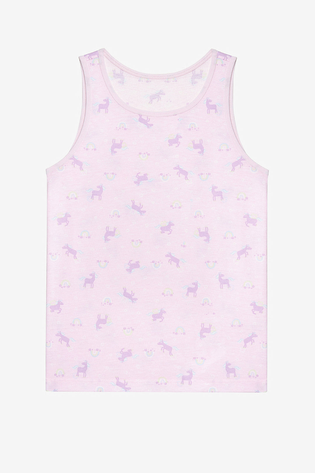 Girl Dreamer Unicorn 2-Pack Multicolored Undershirt