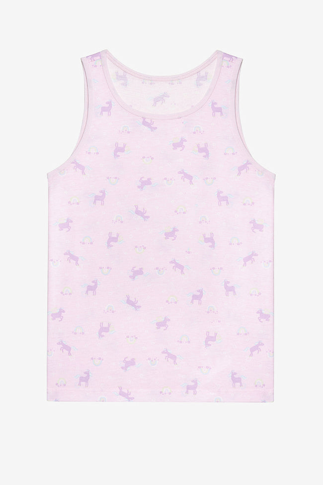 Girl Dreamer Unicorn 2-Pack Multicolored Undershirt Main Image
