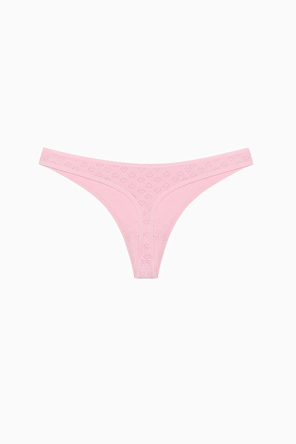Sweet Heart Cotton 3-Pack Pointel Multicolored Thong Panties