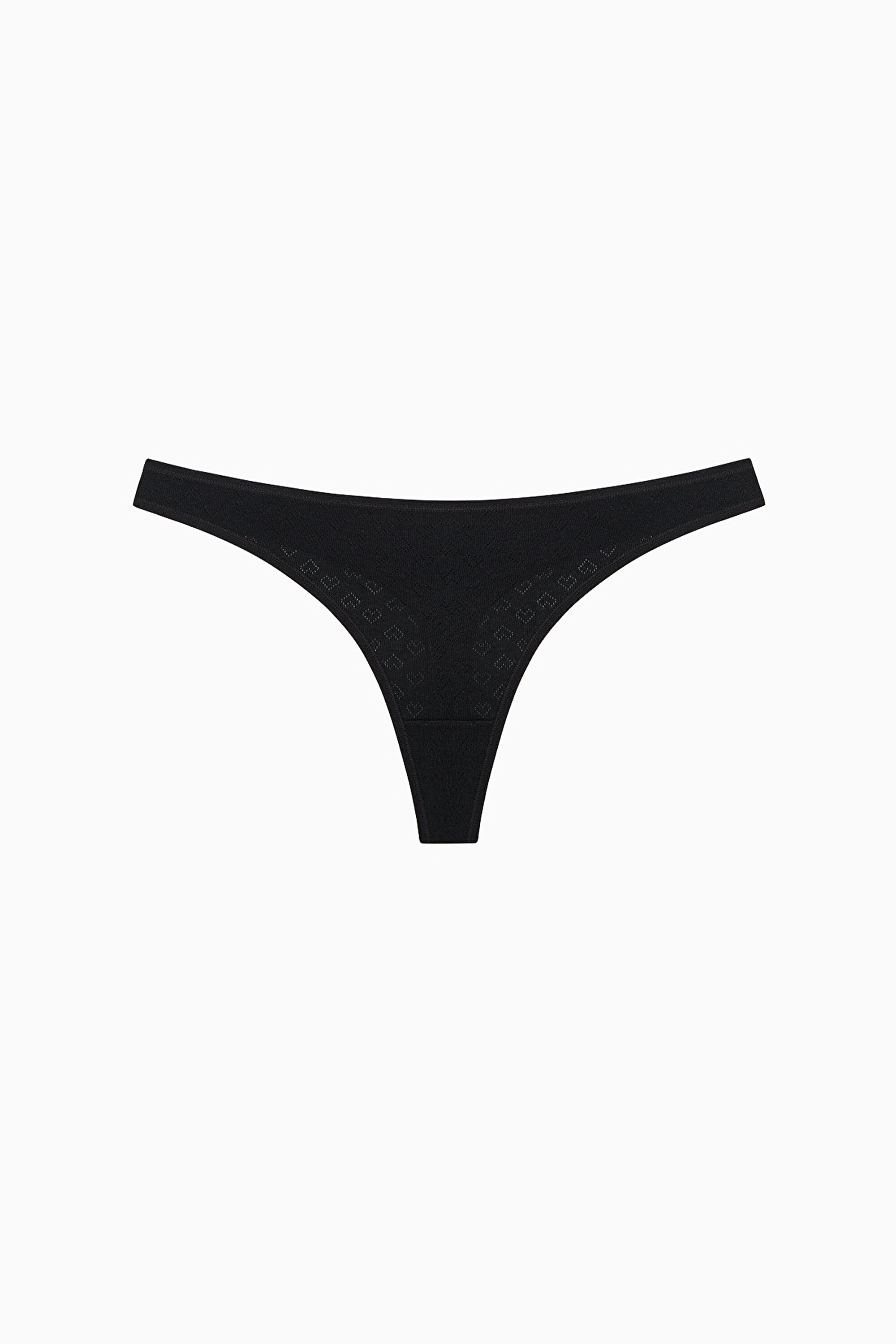 Sweet Heart Cotton 3-Pack Pointel Multicolored Thong Panties