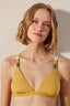 Blanca Triangle Fit Yellow Bikini Top