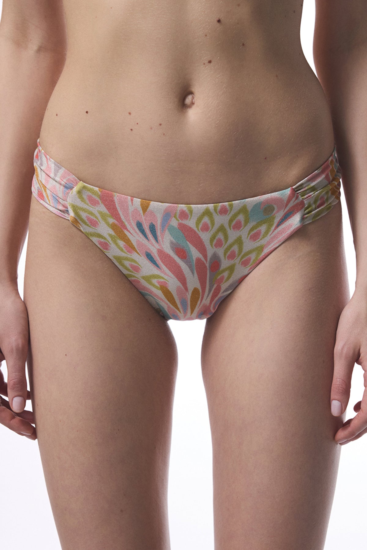 Faro Beaded High Waist Hipkini Bikini Bottom