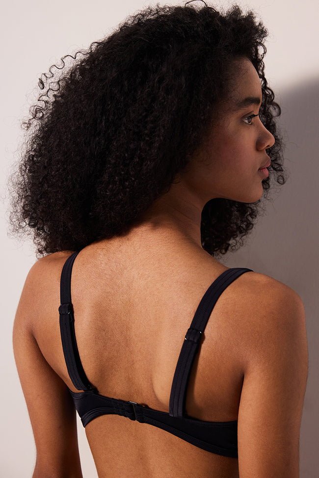 Lotus Black Bikini Top Main Image