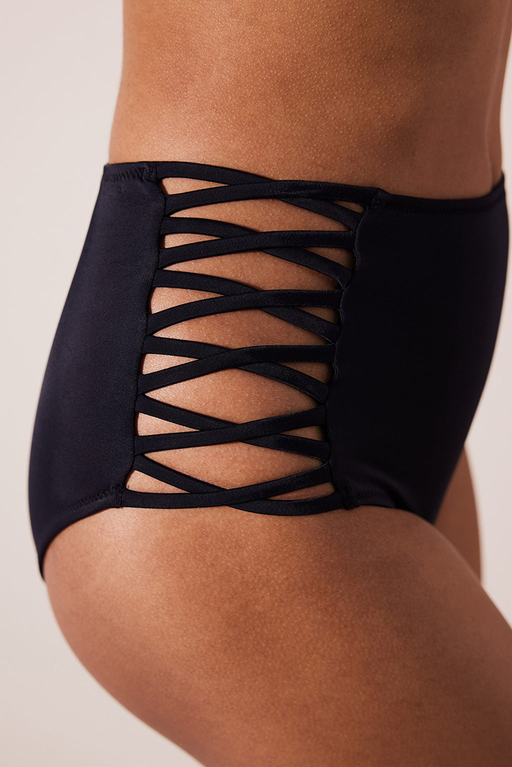 High Fashion Black Bikini Bottom