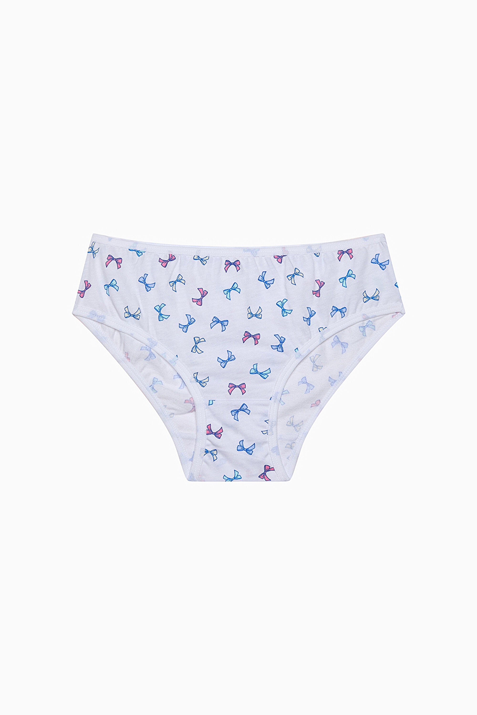 Girl Colorful Bows 5-Pack Multicolored Slip Panties