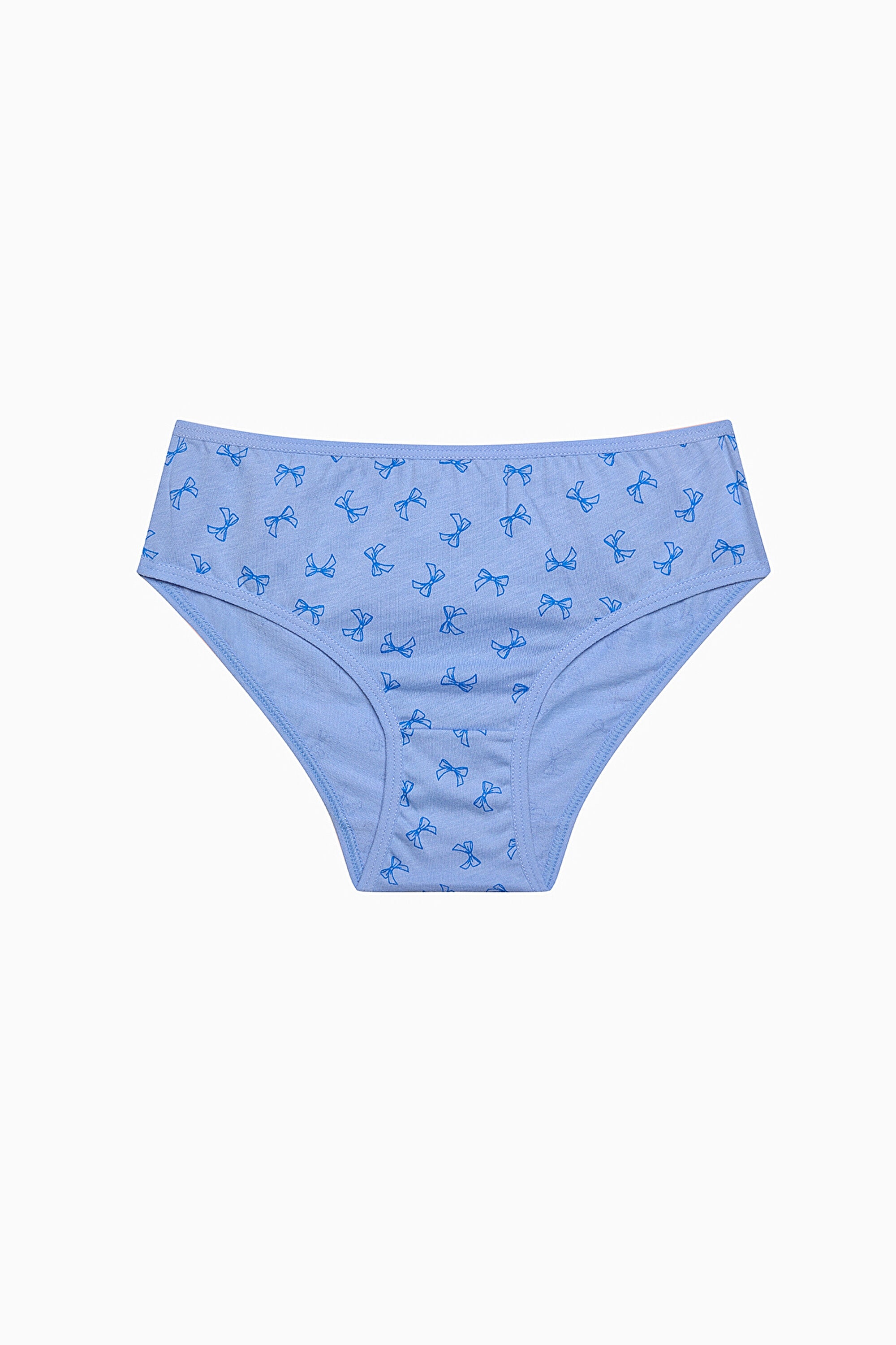 Girl Colorful Bows 5-Pack Multicolored Slip Panties
