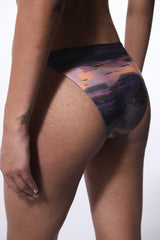 Nixie Side Striped Buckled Slip Bikini Bottom