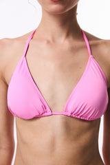 Light Pink Triangle Bikini Top
