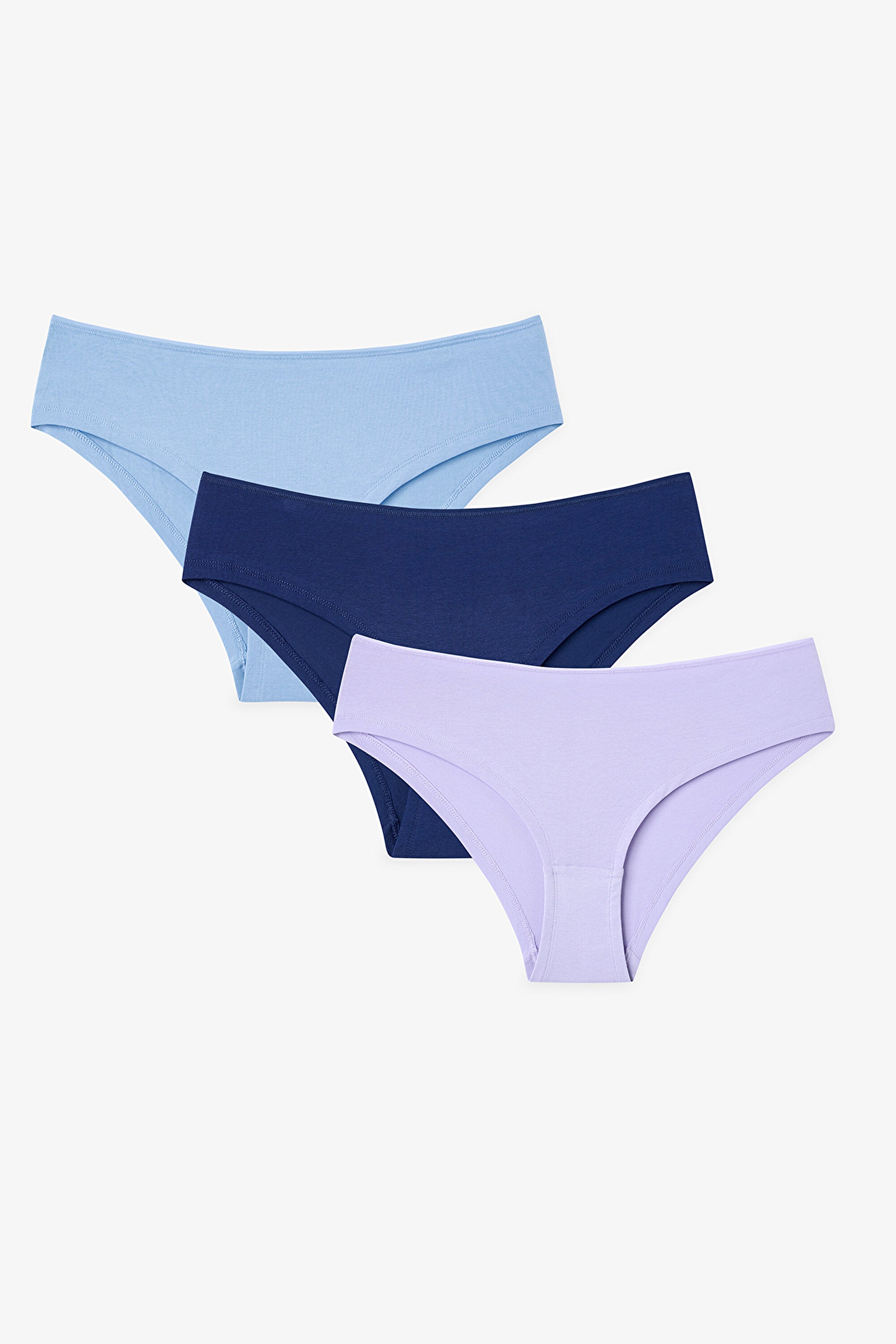 Blue Ashes 3-Pack Hipster Multicolored Panties