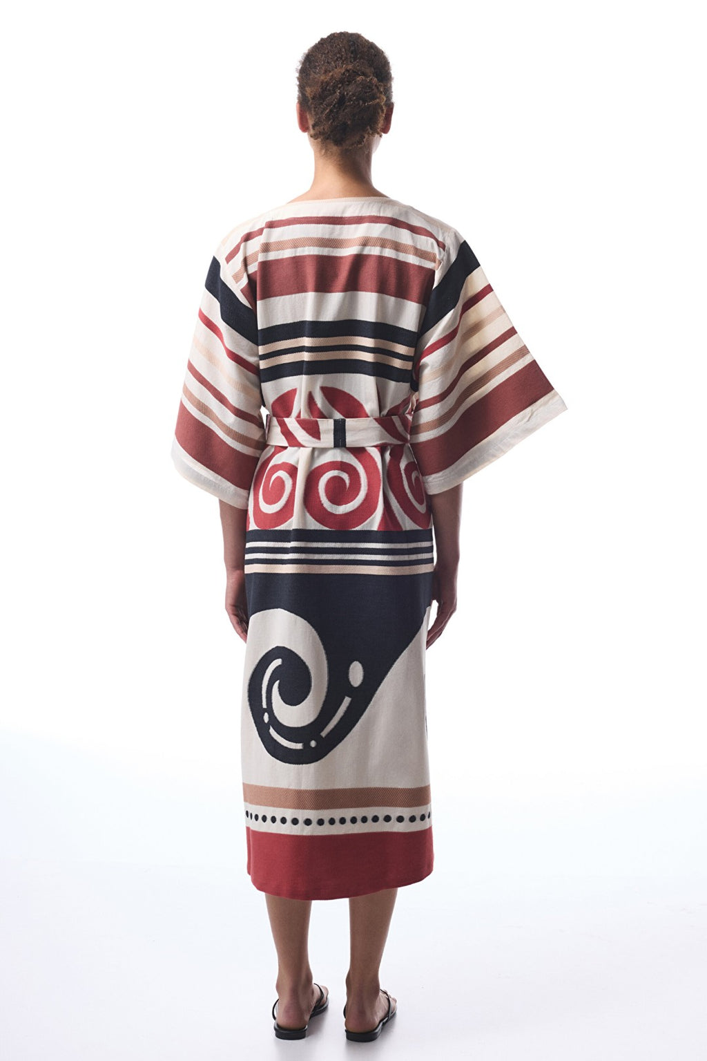 Ethnic Patterned Shay Long Kimono