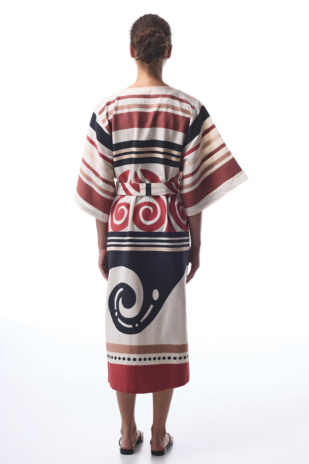 Ethnic Patterned Shay Long Kimono