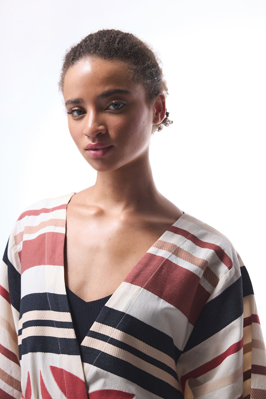 Ethnic Patterned Shay Long Kimono