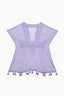 Violet Girl Basic V Neck Short Kaftan