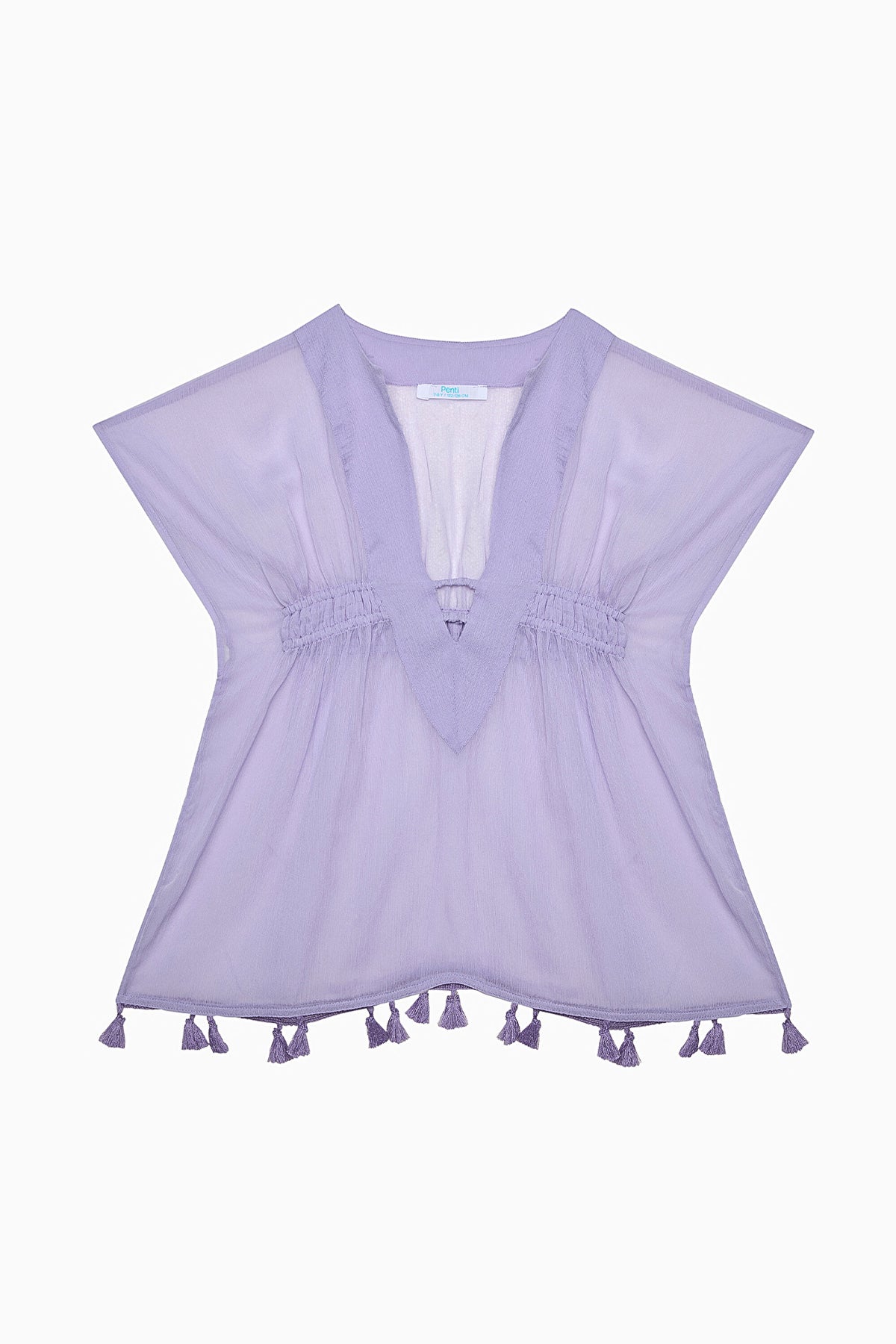 Violet Girl Basic V Neck Short Kaftan