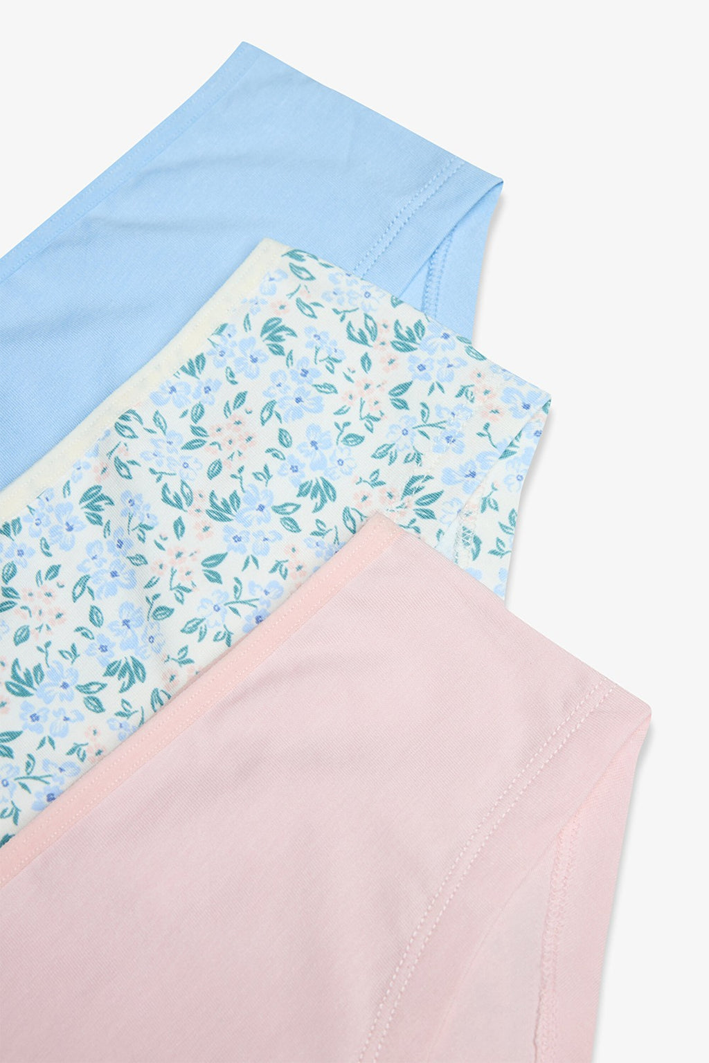 Floral Patterned Dream Flower Normal Waist 3-Pack Hipster Panties