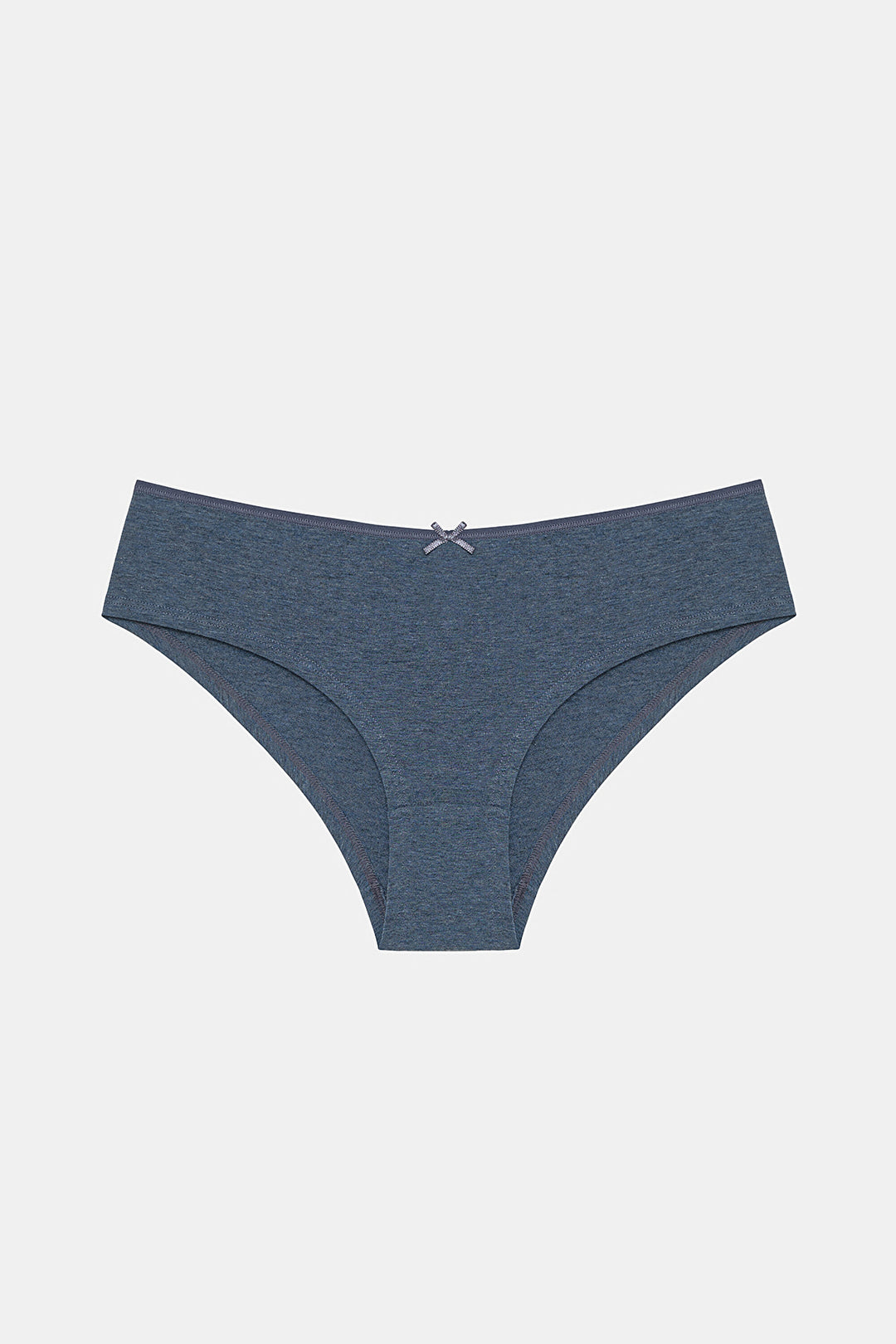 Pretty Flowers Navy Blue Multicolored Hipster Panties