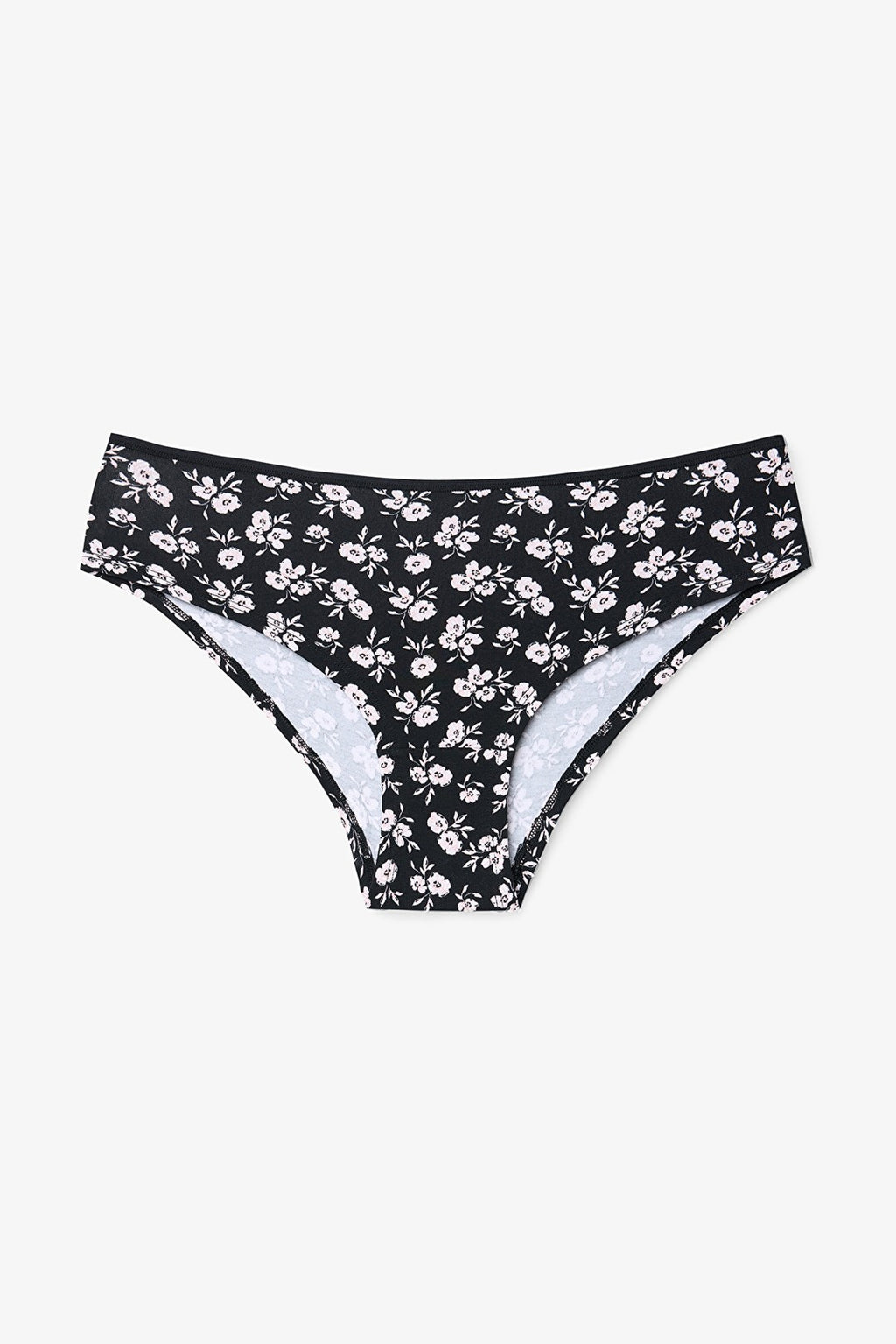 Floral Patterned Normal Waist 5-Pack Hipster Panties